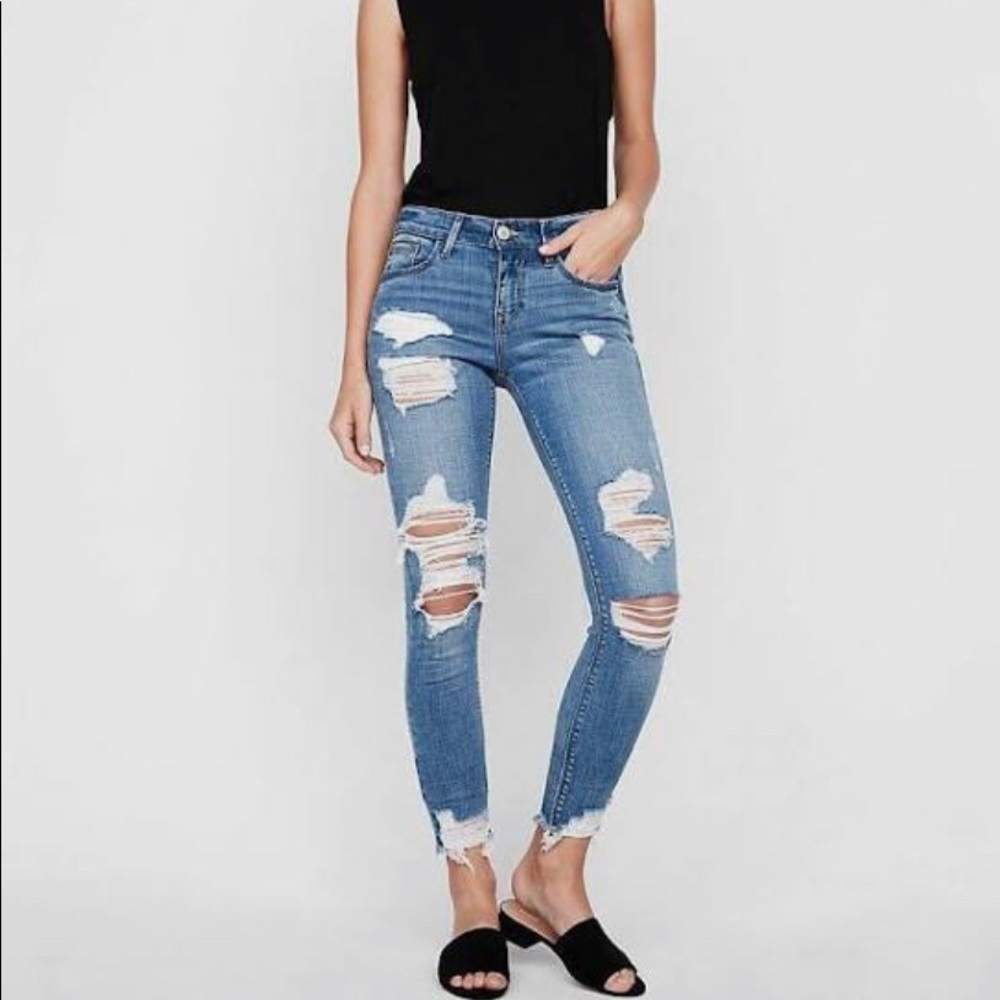 Express Stretch+ Performance Ankle Legging Mid Rise